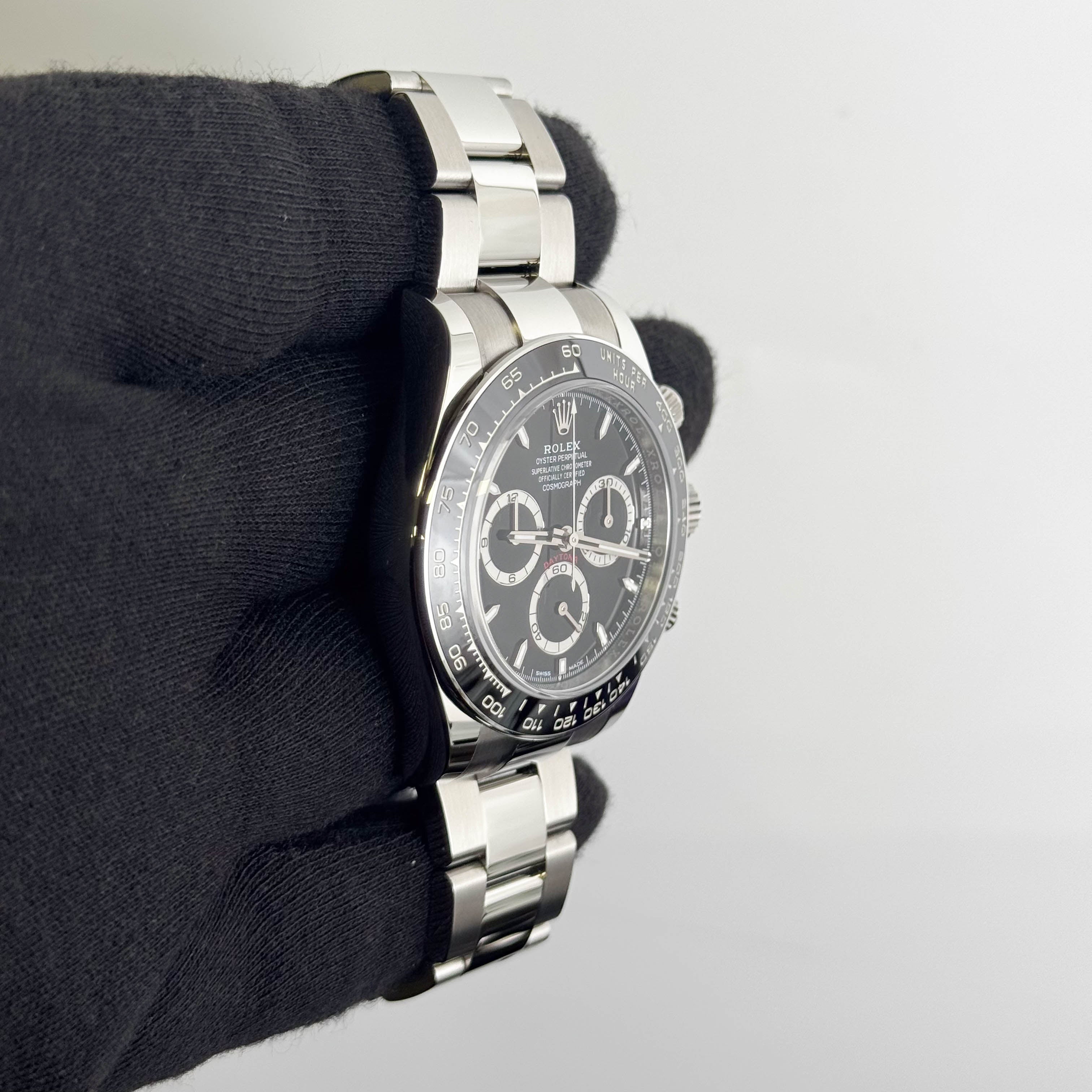 Rolex Daytona 40mm Black Dial Watch Ref# 126500LN