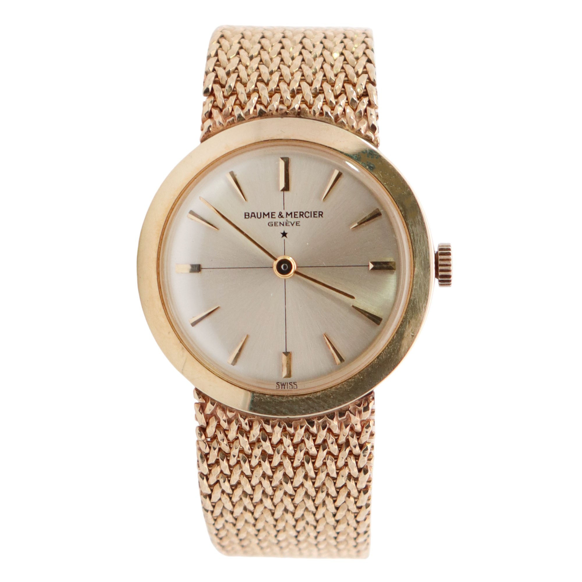 Baume & Mercier 27mm Silver Dial Watch - Happy Jewelers Fine Jewelry Lifetime Warranty