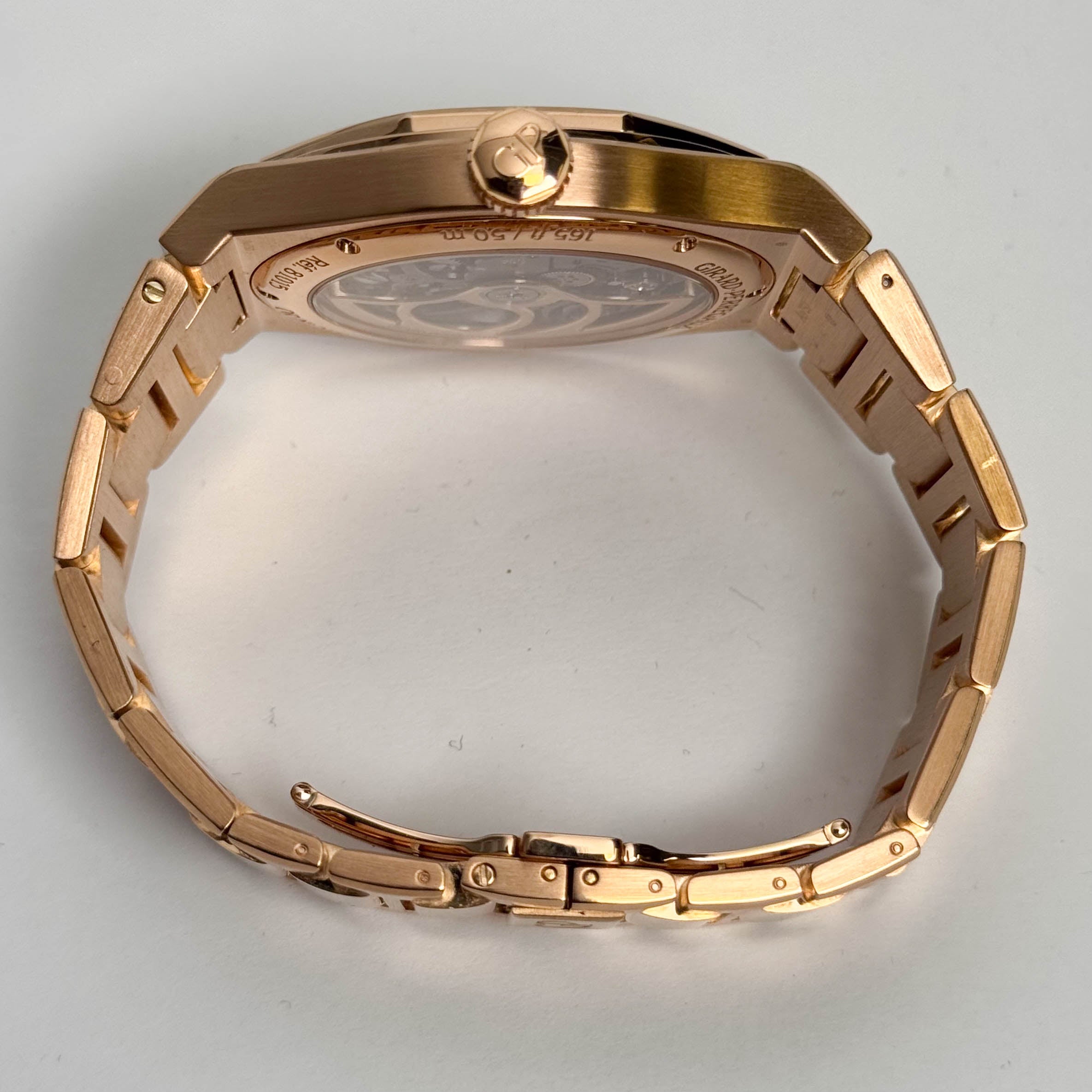 Girard Perregaux Laureato 42mm Skeleton Dial Watch Ref# 81015-52-002-52A