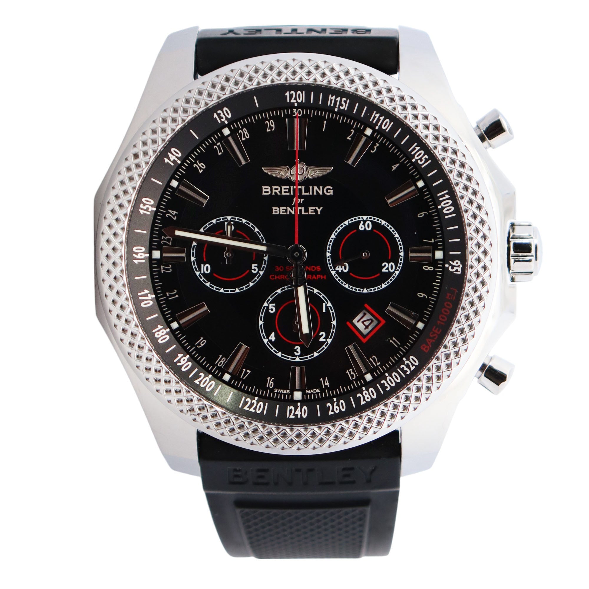 Breitling Bentley 49mm Black Dial Watch Ref# A25368 - Happy Jewelers Fine Jewelry Lifetime Warranty