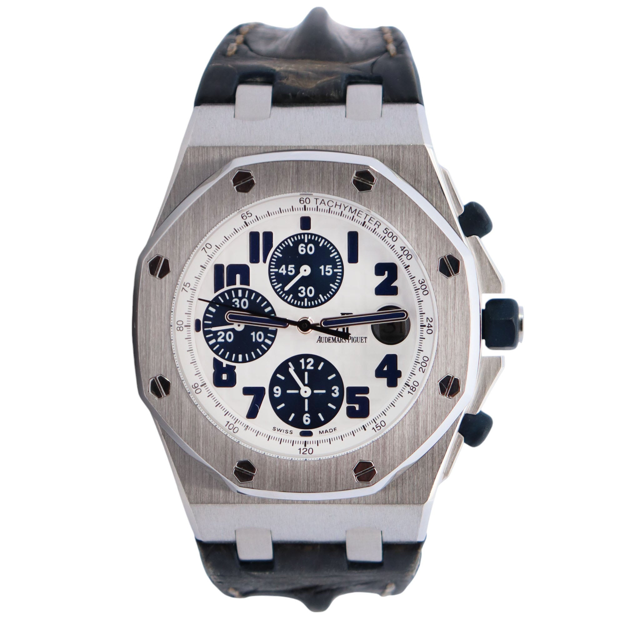 Audemars Piguet Royal Oak 42mm White Dial Ref# 26170ST.OO.D305CR.01 - Happy Jewelers Fine Jewelry Lifetime Warranty