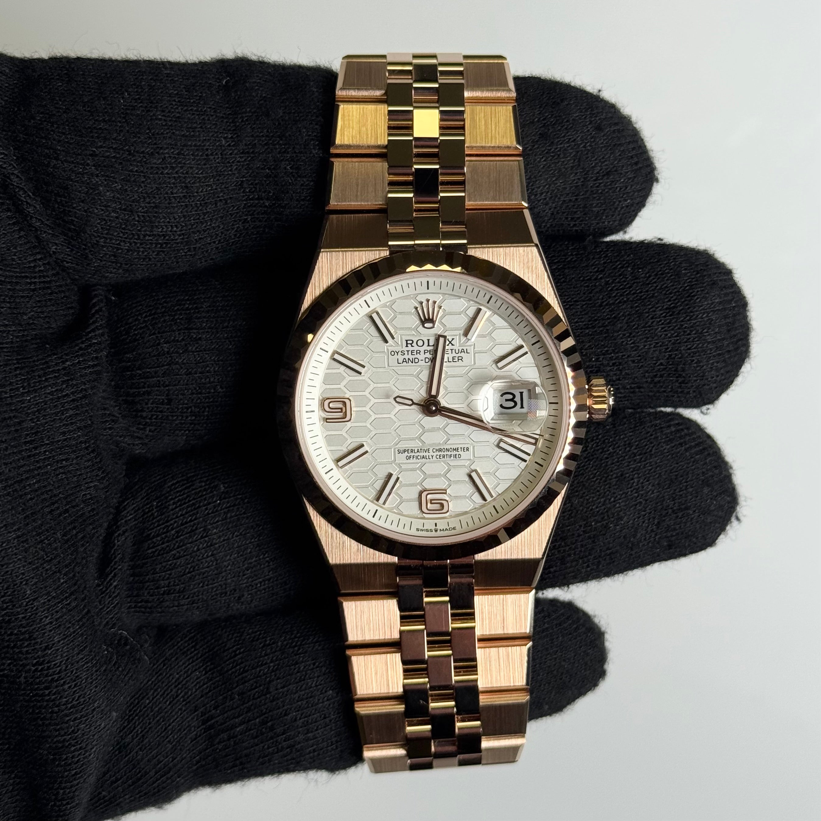 ★　satooo　★ Rolex Land-Dweller 36mm White Dial Watch Ref# 127235 – Happy Jewelers