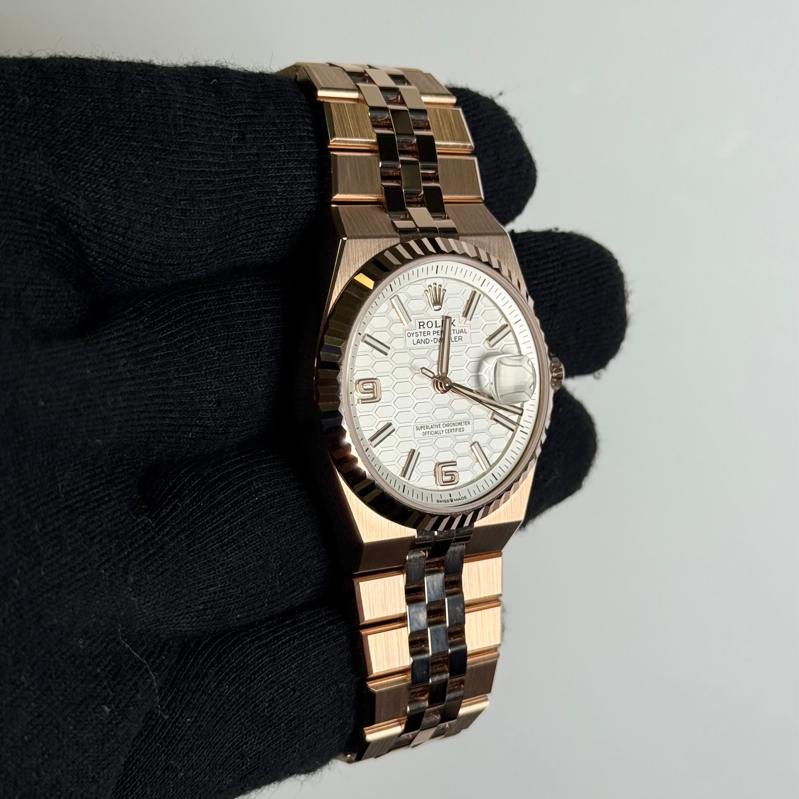 Rolex Land-Dweller 36mm White Dial Watch Ref# 127235 - Happy Jewelers Fine Jewelry Lifetime Warranty