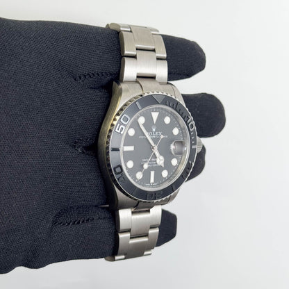 Rolex Yacht-Master 42mm Black Dial Watch Ref# 226627