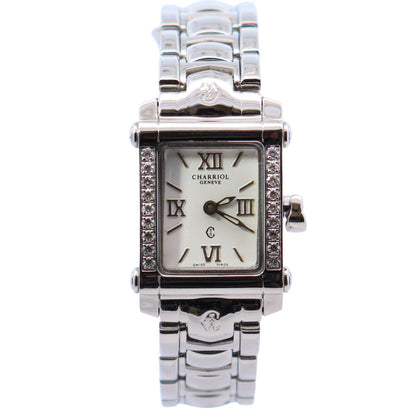 Charriol Colvmbvs 18mm White Dial Watch Ref# 9102911 - Happy Jewelers Fine Jewelry Lifetime Warranty