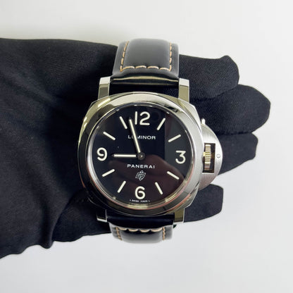 Panerai Luminor 44mm Black Dial Watch Ref# PAM0000