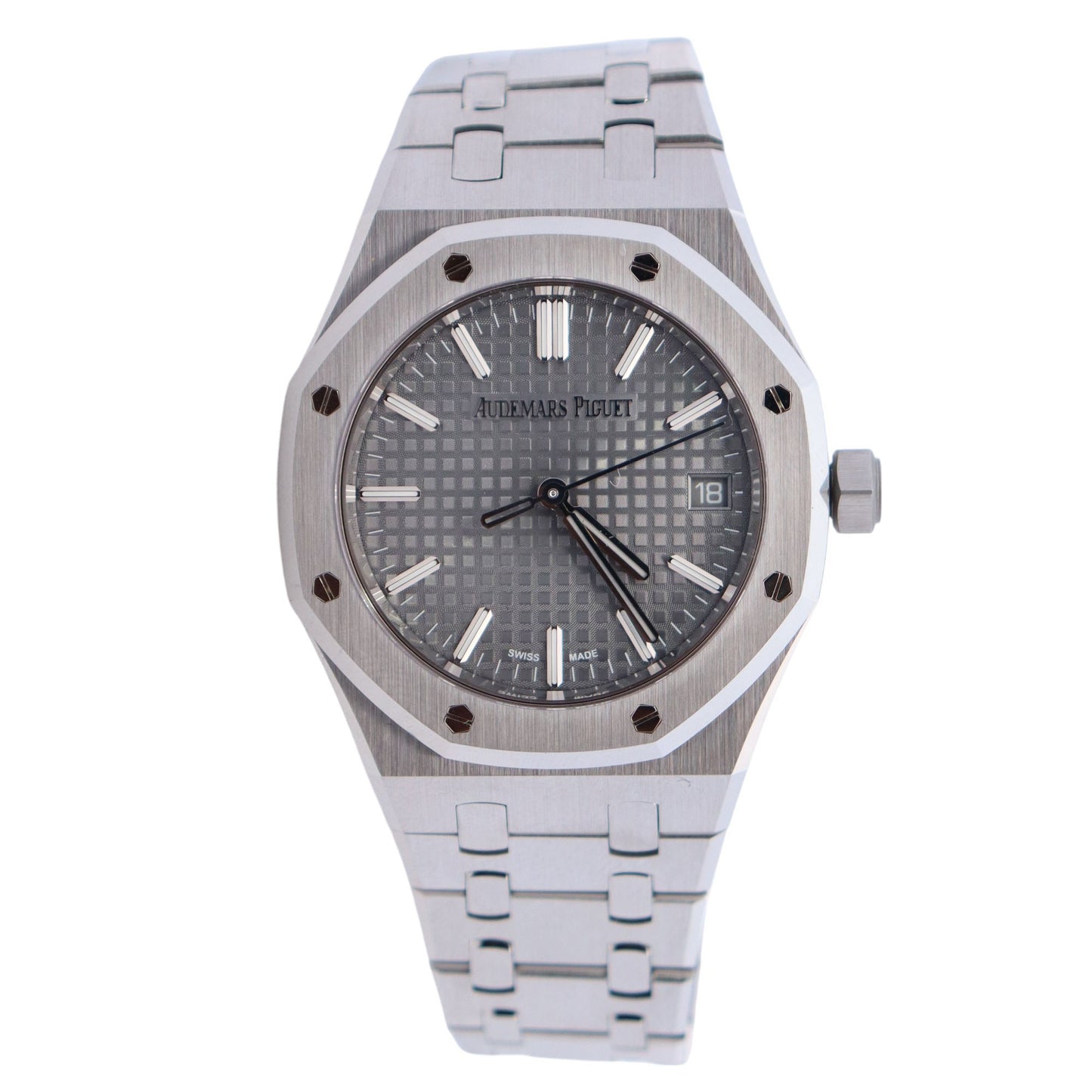 Audemars Piguet Royal Oak 37mm Grey Dial Watch Ref# 15550ST.OO.1356ST.07