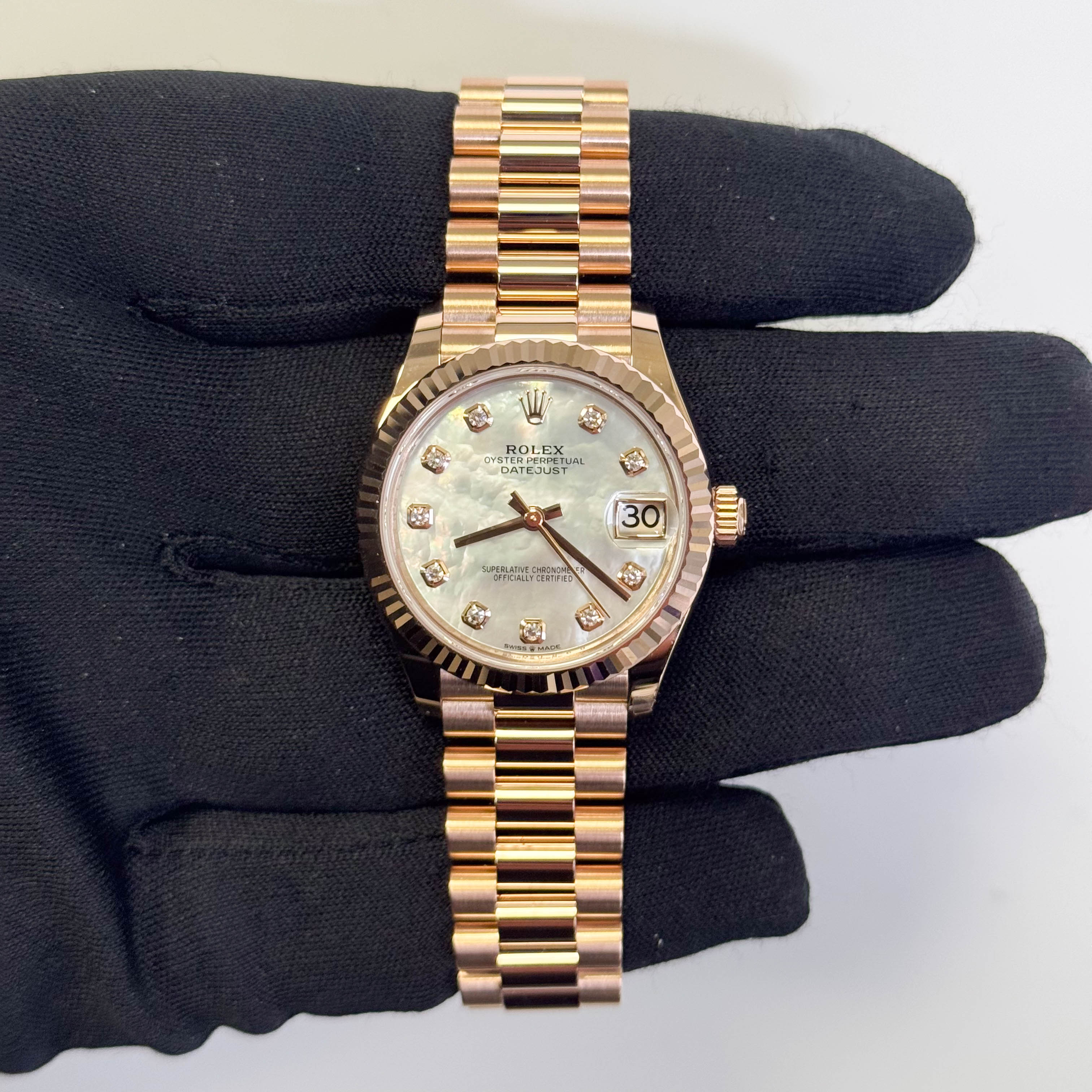 Rolex Datejust 31mm MOP Dial Watch Ref# 278275 – Happy Jewelers
