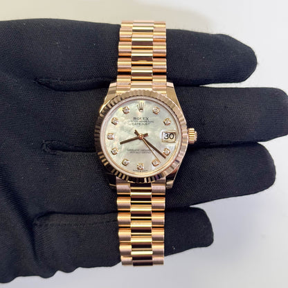 Rolex Datejust 31mm MOP Dial Watch Ref# 278275 - Happy Jewelers Fine Jewelry Lifetime Warranty