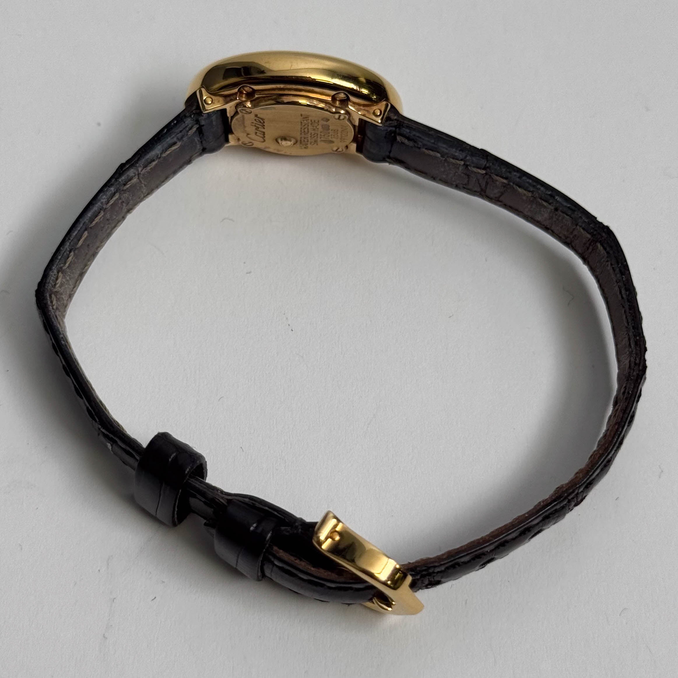 Cartier Baignoire 18mm White Dial Watch Ref# W1510956