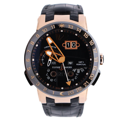 Ulysse Nardin El Toro 43mm Black Dial Watch Ref# 326-03 - Happy Jewelers Fine Jewelry Lifetime Warranty