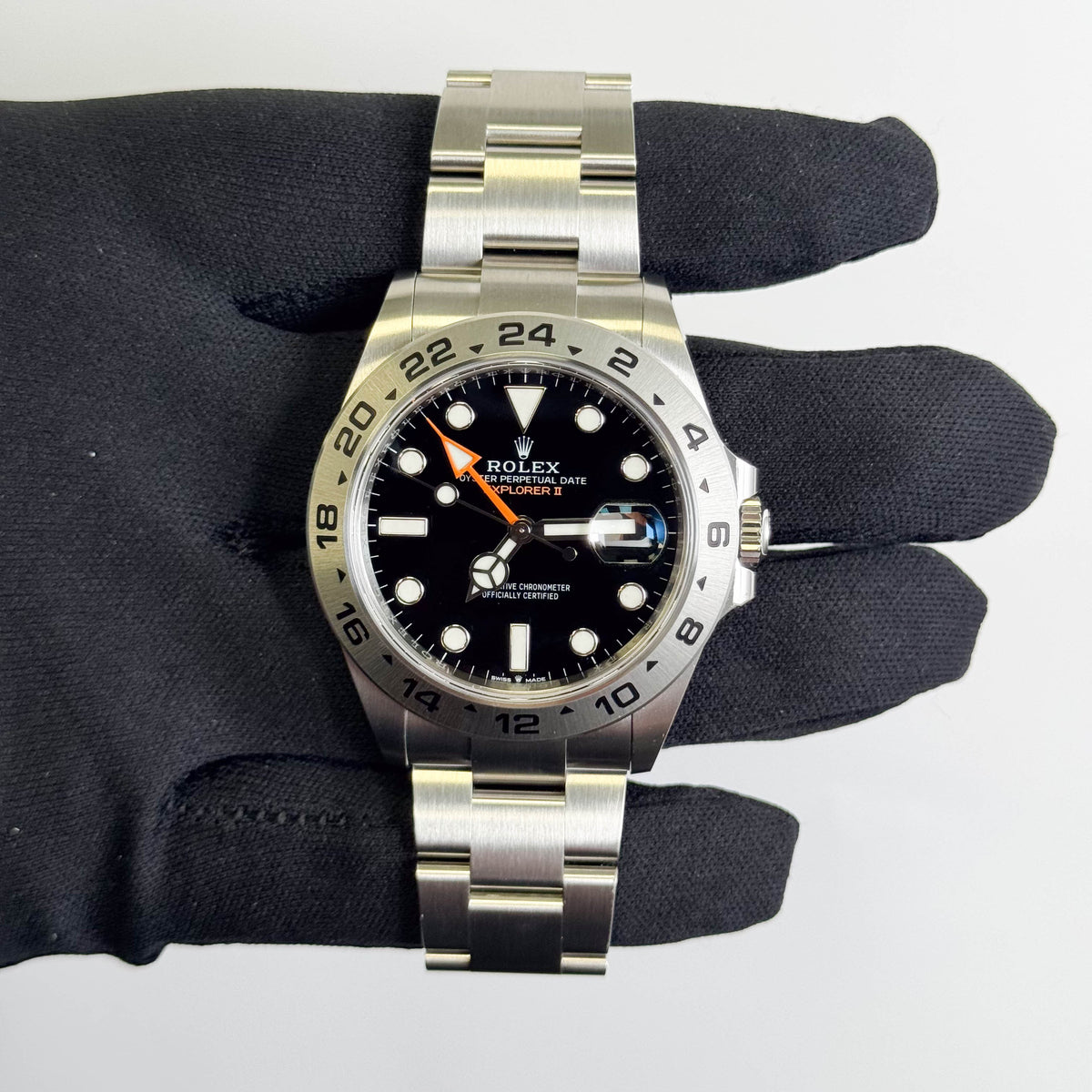 Rolex Explorer II 42mm Black Dial Watch Ref# 226570