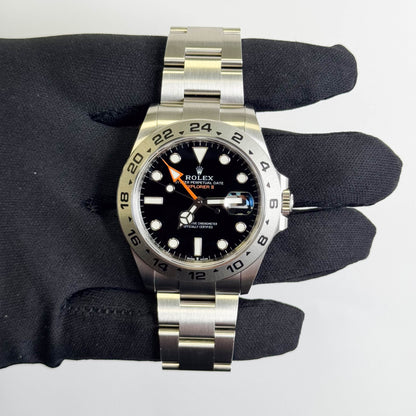 Rolex Explorer II 42mm Black Dial Watch Ref# 226570