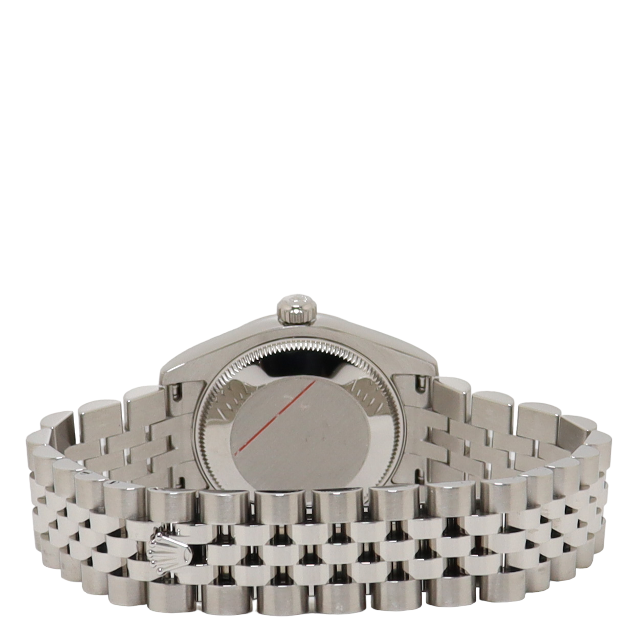 Rolex Datejust Stainless Steel 31mm Black Roman Dial Watch Reference# 178274 - Happy Jewelers Fine Jewelry Lifetime Warranty