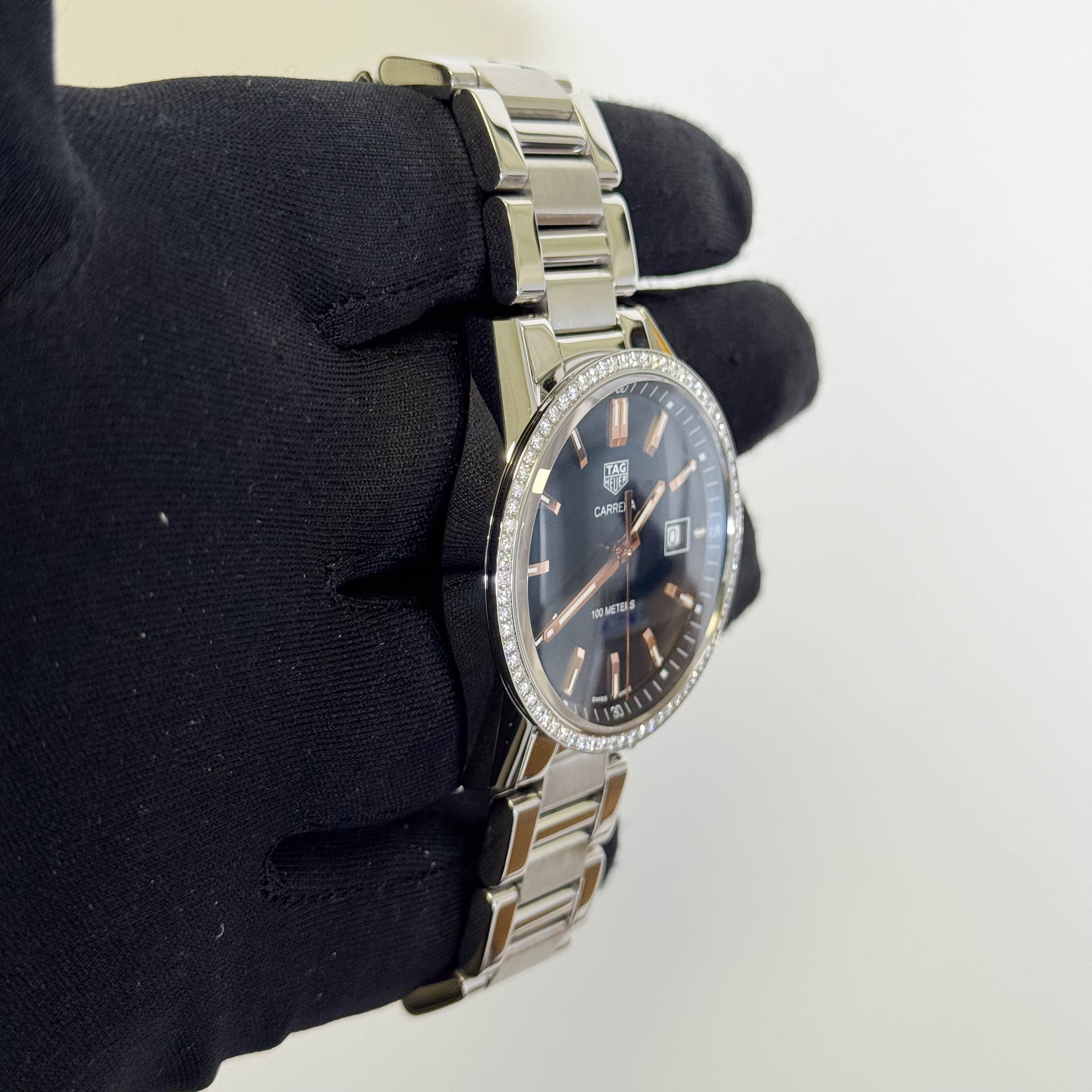 Tag Heuer Carrera 40mm Blue Dial Watch Ref# WAR114.BA0601