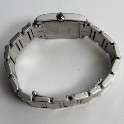 Cartier Tank 25mm White Dial Watch Ref# W51011Q3