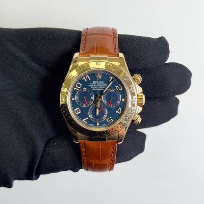 Rolex Daytona 40mm Blue Dial Watch Ref# 116518LN