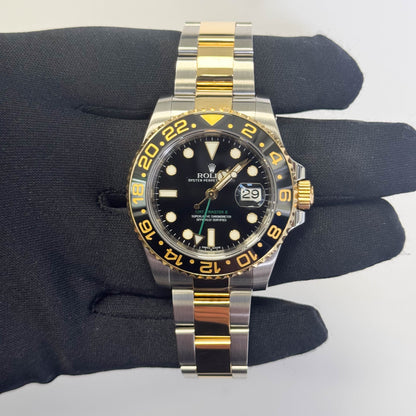 Rolex GMT-Master II 40mm Black Dial Watch Ref# 116713LN - Happy Jewelers Fine Jewelry Lifetime Warranty