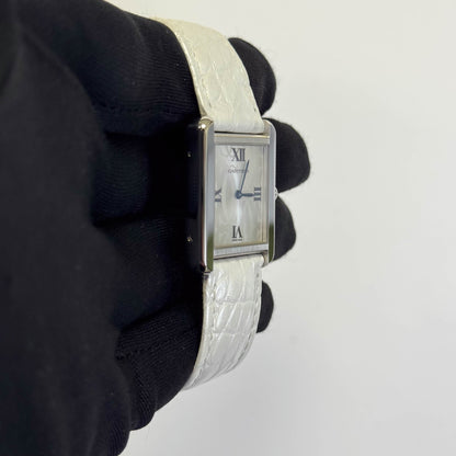 Cartier Tank Solo 24mm Silver Dial Watch Ref# W1019555