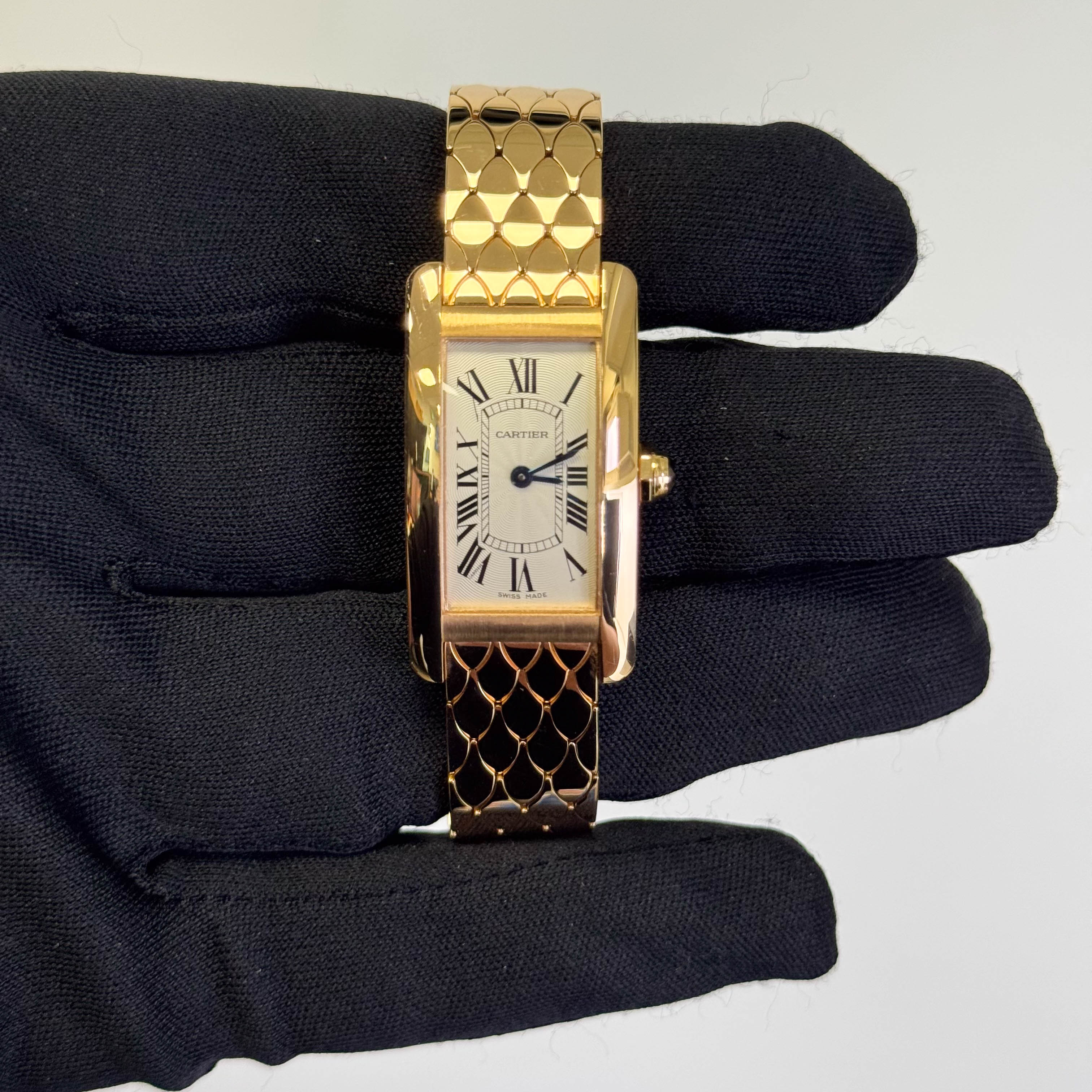 Cartier Tank 35mm Ivory Dial Watch Ref# W2620031