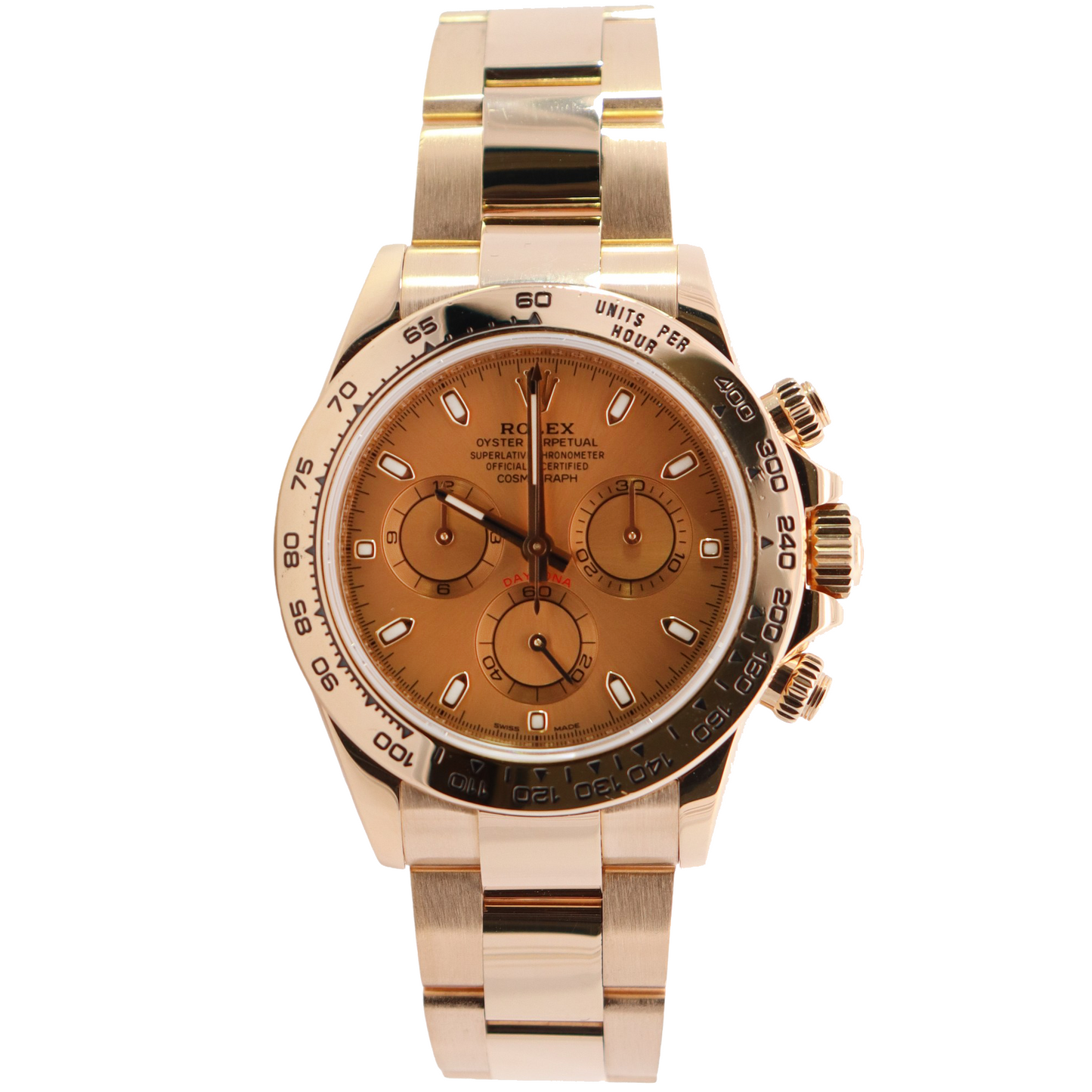 Rolex Daytona 40mm Champagne Dial Watch Ref# 116508