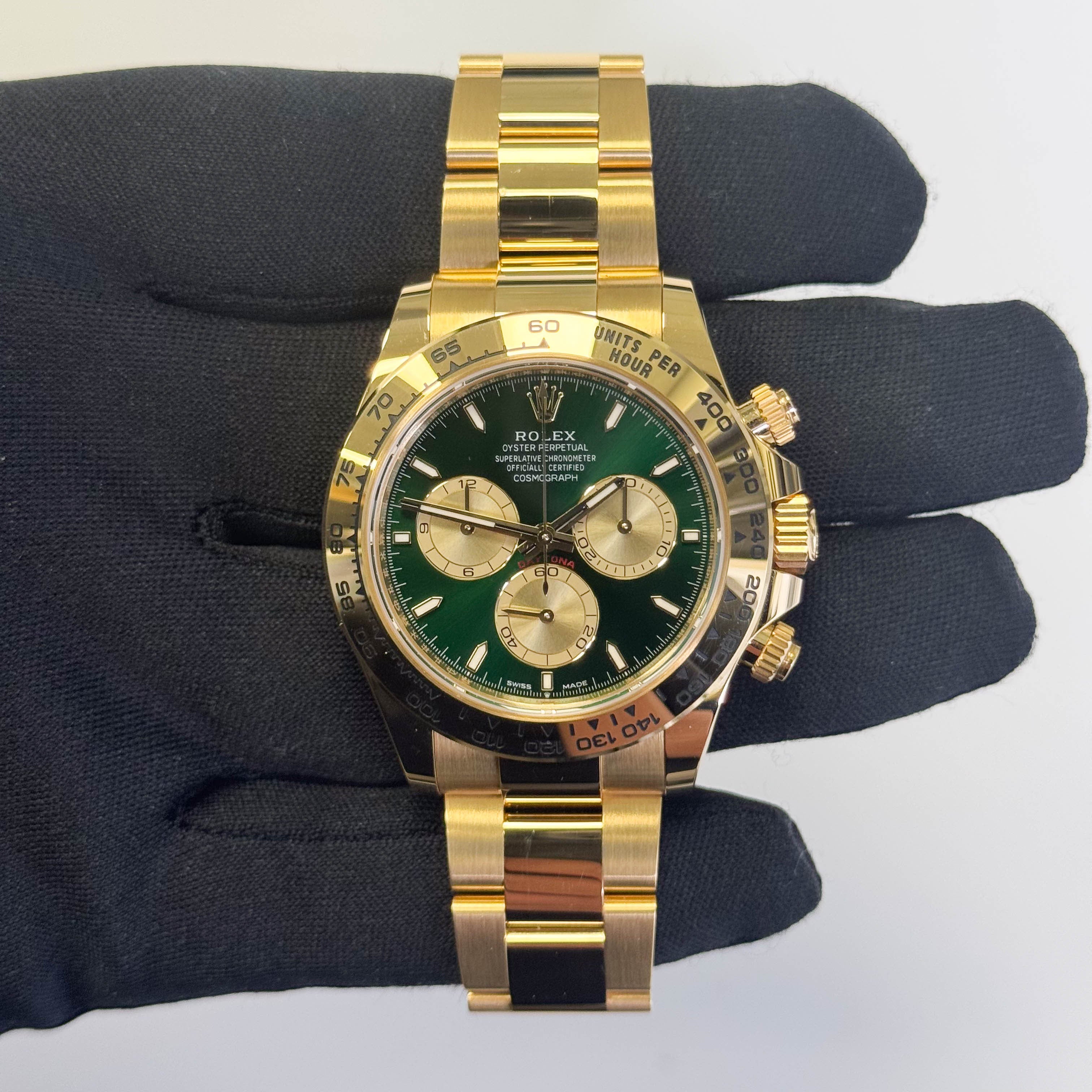 Rolex Daytona John Mayer 40mm Green Dial Watch Ref# 126508 - Happy Jewelers Fine Jewelry Lifetime Warranty