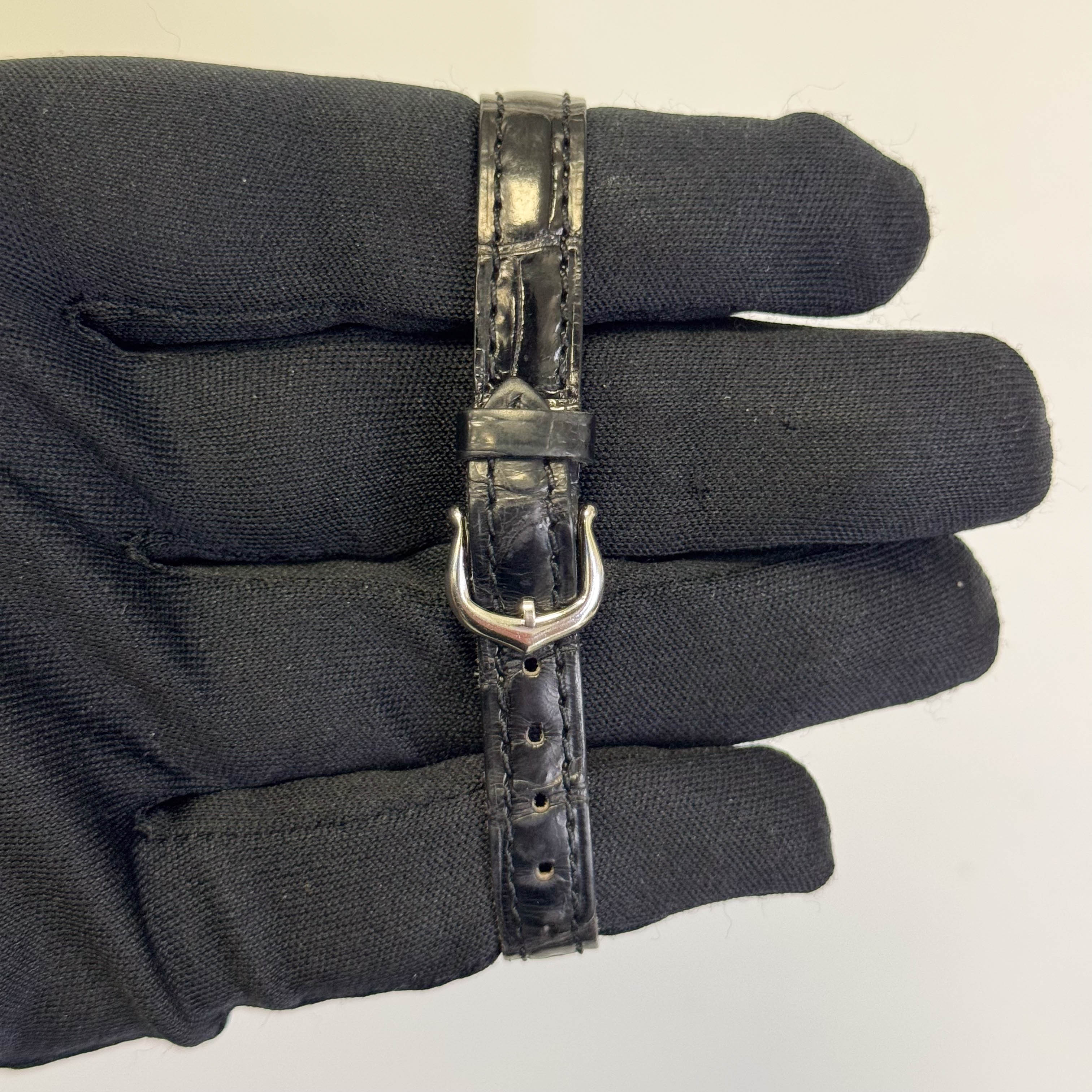 Cartier Baignoire 18mm White Dial Watch Ref# W1518956