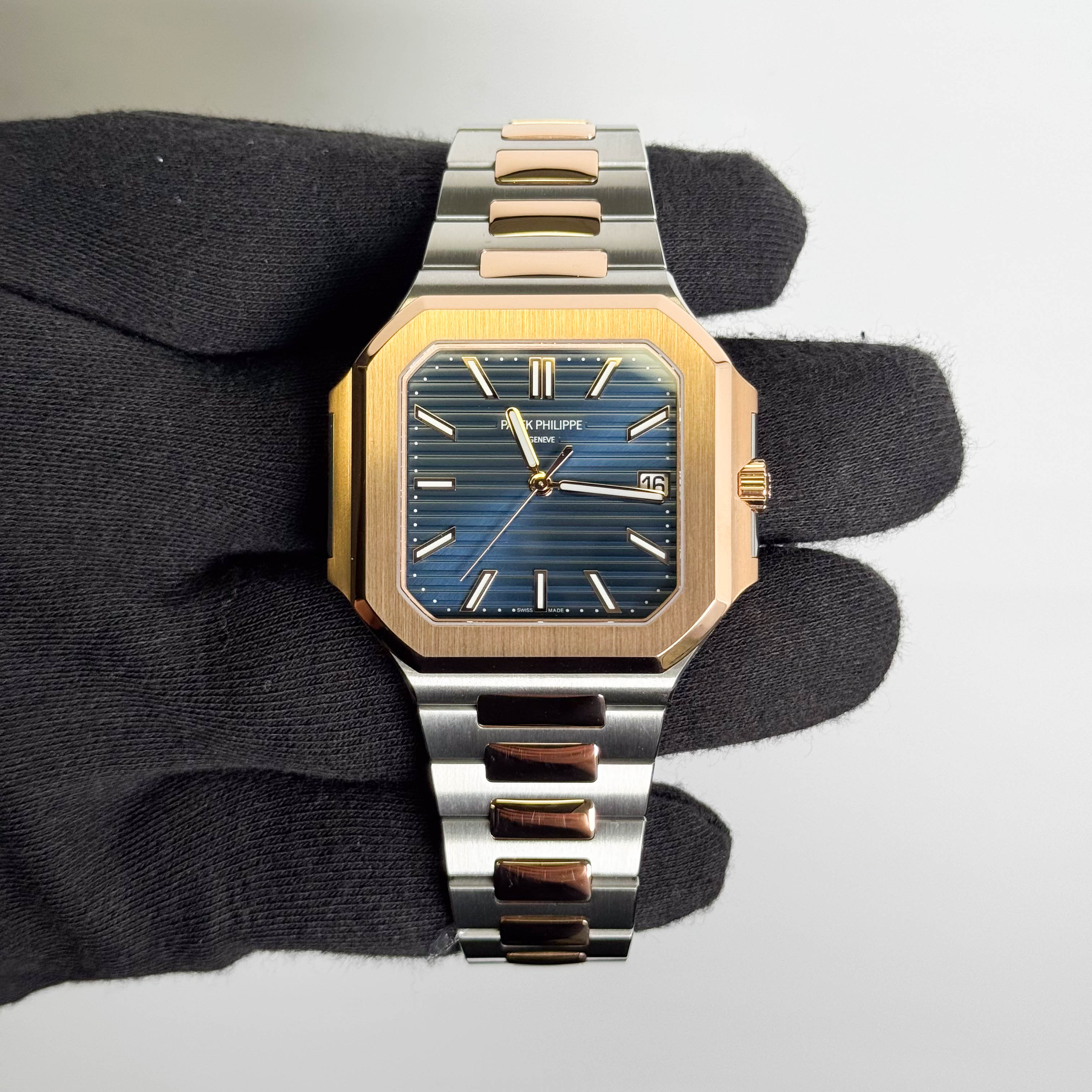 Patek Philippe Cubitis 45mm Blue Dial Watch Ref# 5821/1AR-001