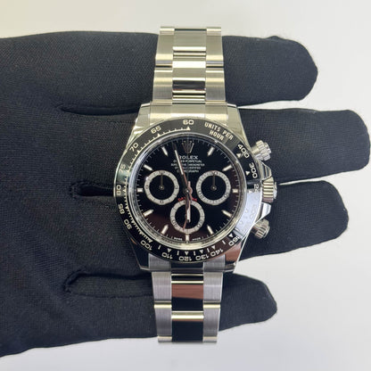 Rolex Daytona 40mm Black Dial Watch Ref# 126500LN - Happy Jewelers Fine Jewelry Lifetime Warranty
