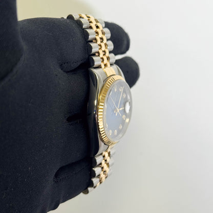 Rolex Datejust 36mm Blue Dial Watch Ref# 16233 - Happy Jewelers Fine Jewelry Lifetime Warranty