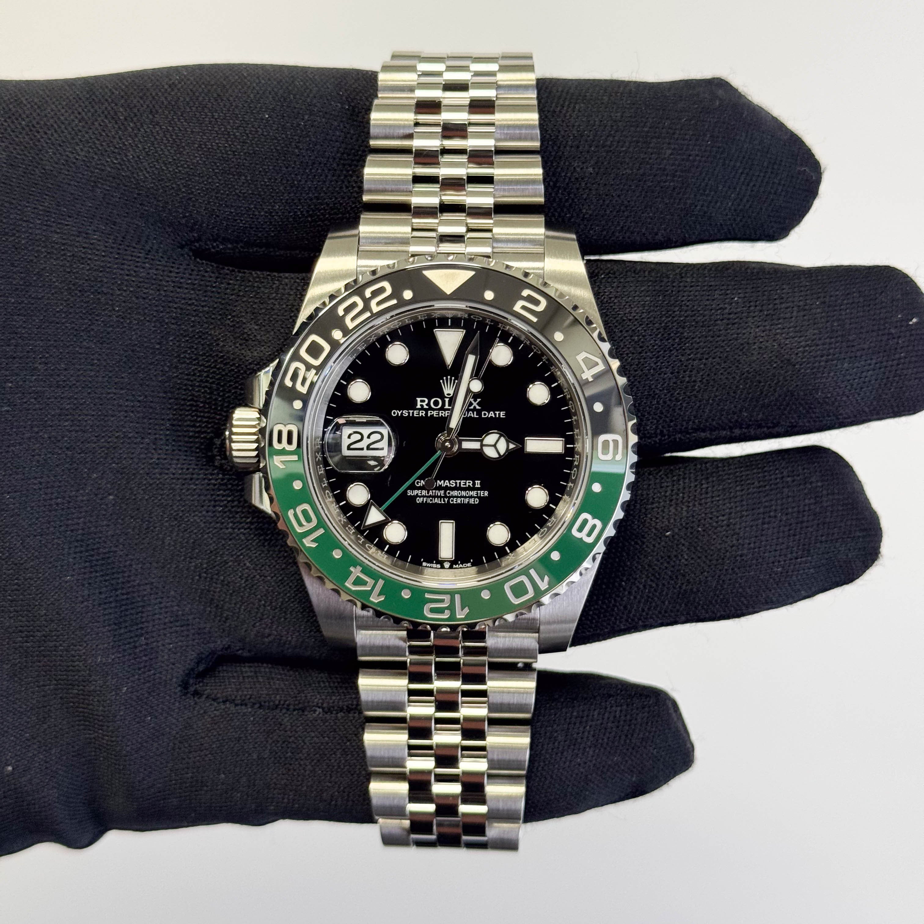 Rolex GMT-Master II 40mm Black Dial Watch Ref# 126720VTNR - Happy Jewelers Fine Jewelry Lifetime Warranty