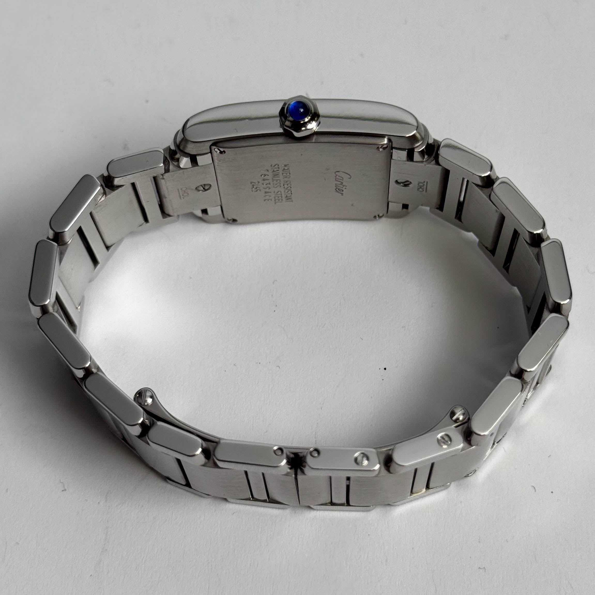 Cartier Tank 25mm White Dial Watch Ref# W51011Q3