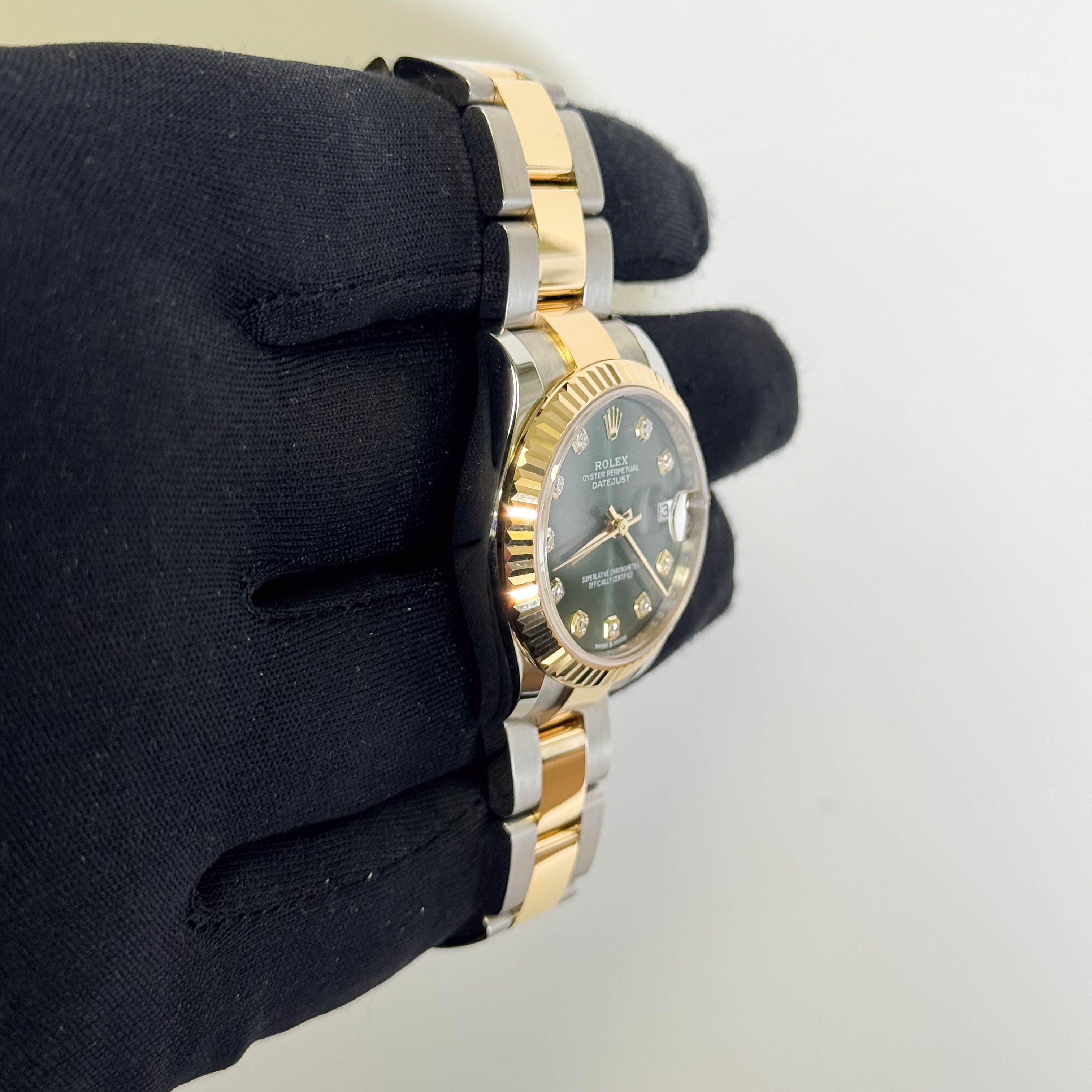 Rolex Datejust 31mm Olive Dial Watch Ref# 278273