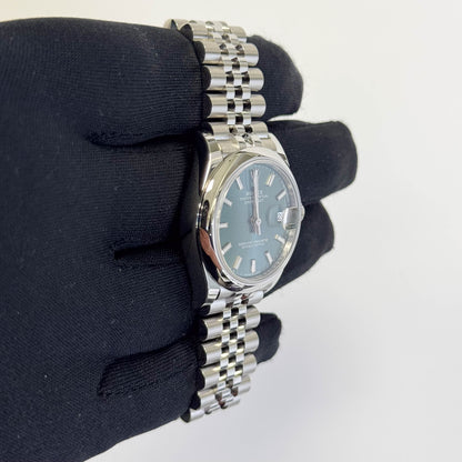 Rolex Datejust 31mm Mint Green Dial Watch Ref# 278240 - Happy Jewelers Fine Jewelry Lifetime Warranty
