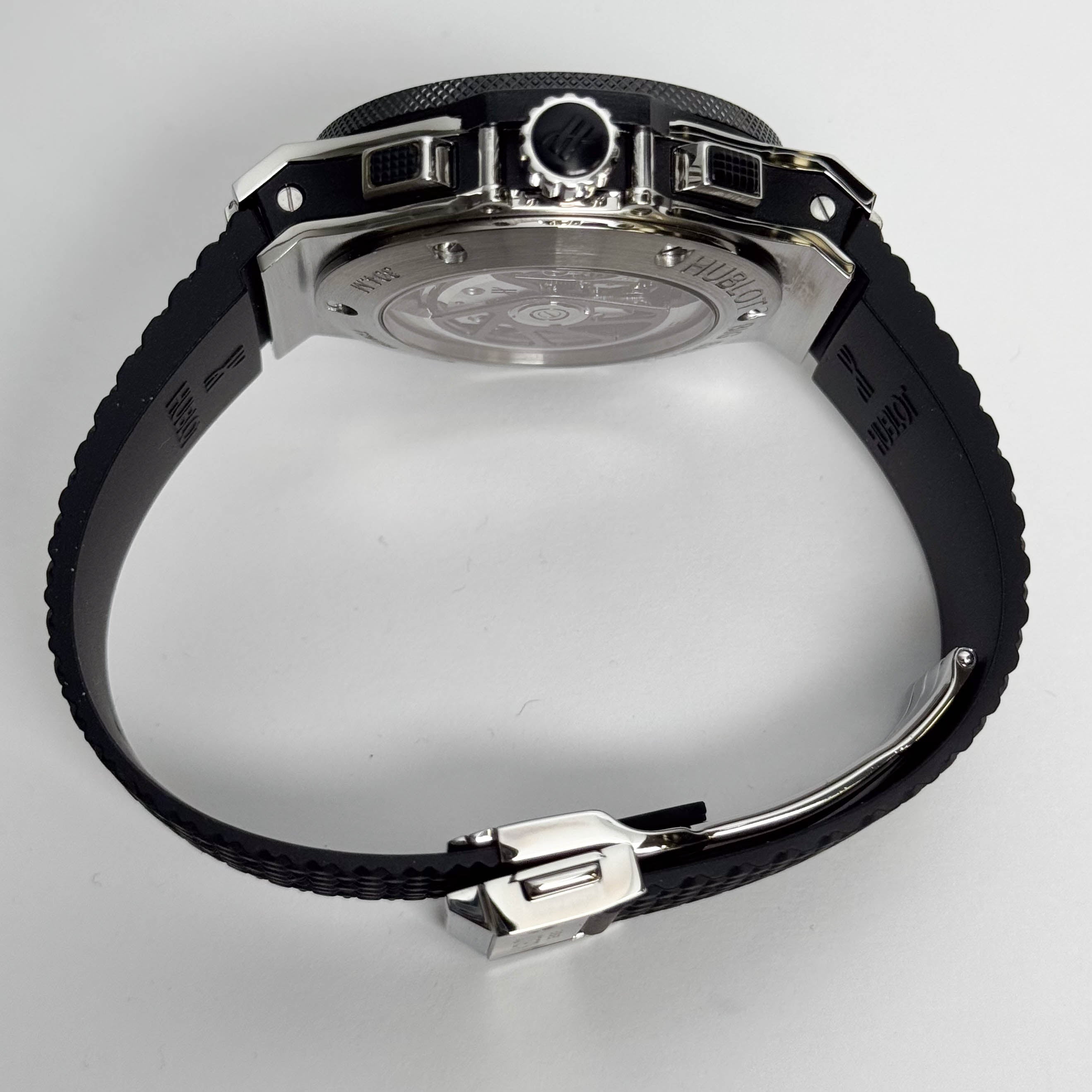 Hublot Big Bang 44mm Black Carbon Dial Watch Ref# 301.SB.131.RX - Happy Jewelers Fine Jewelry Lifetime Warranty