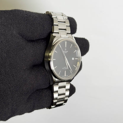 Tudor Style Black Stick Dial Watch Ref# 12700