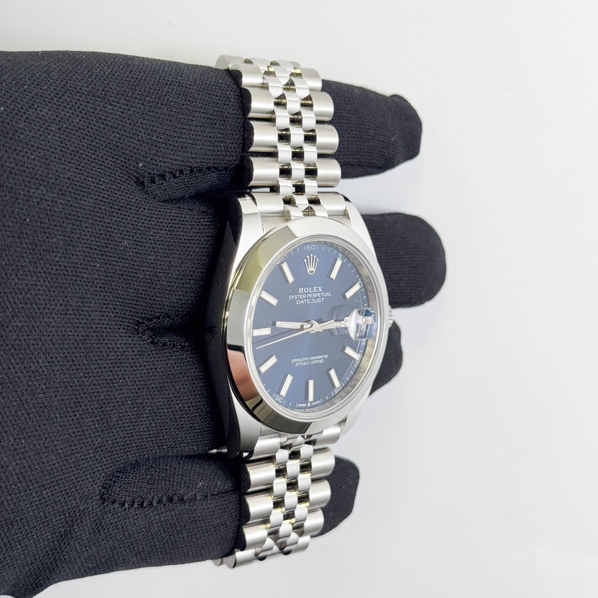 Rolex Datejust 41mm Blue Dial Watch Ref# 126300