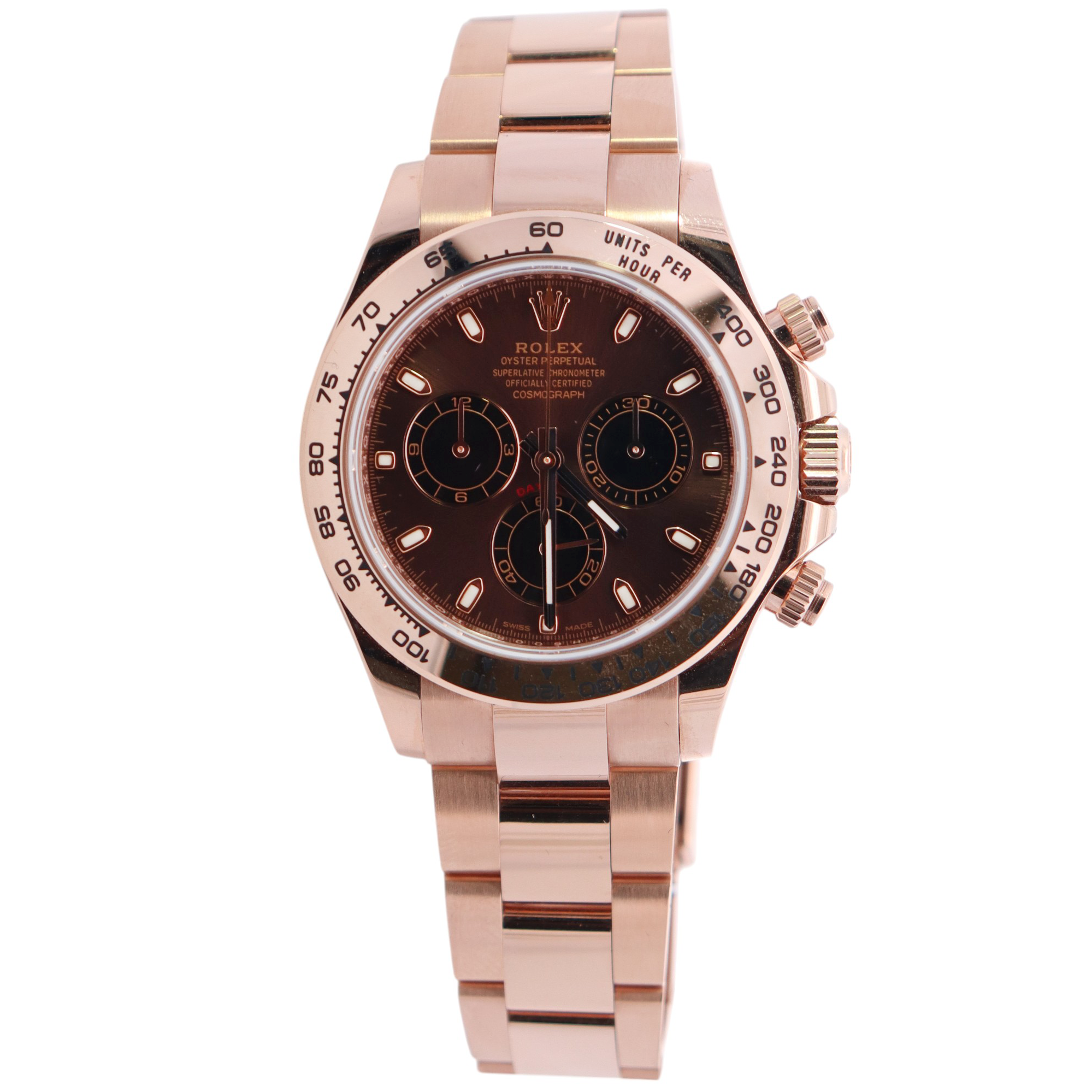 Rolex Daytona 40mm Chocolate Dial Watch Ref# 116505 - Happy Jewelers Fine Jewelry Lifetime Warranty