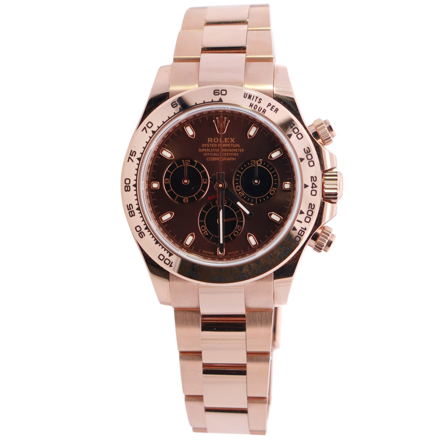 Rolex Daytona 40mm Chocolate Dial Watch Ref# 116505