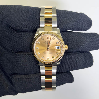 Rolex Datejust 31mm Champagne Dial Watch Ref# 278273 - Happy Jewelers Fine Jewelry Lifetime Warranty