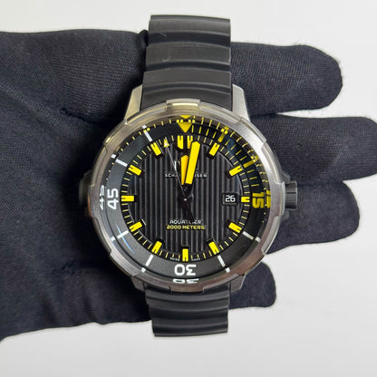 IWC Aquatimer 46mm Black Dial Watch Ref# IW358001 - Happy Jewelers Fine Jewelry Lifetime Warranty