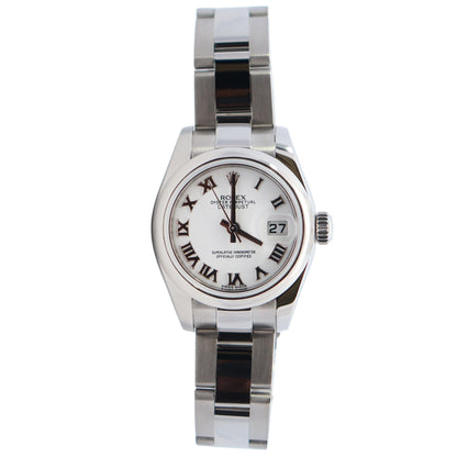 Rolex Datejust 26mm White Dial Watch Ref# 179160 - Happy Jewelers Fine Jewelry Lifetime Warranty