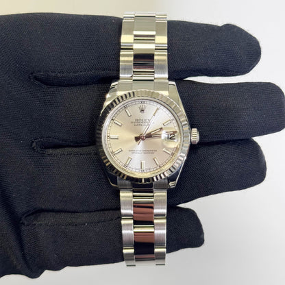 Rolex Datejust 31mm Silver Dial Watch Ref# 178274 - Happy Jewelers Fine Jewelry Lifetime Warranty