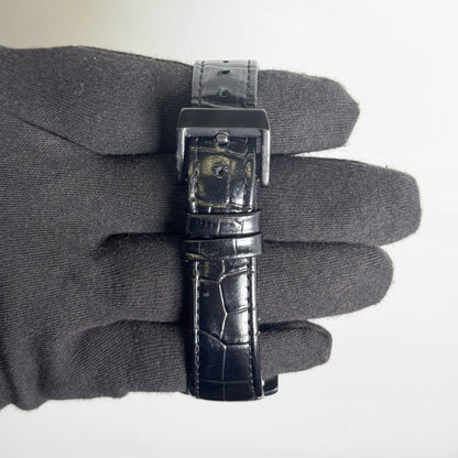Bvlgari Carbongold 40mm Black Dial Watch Ref# BB40CL