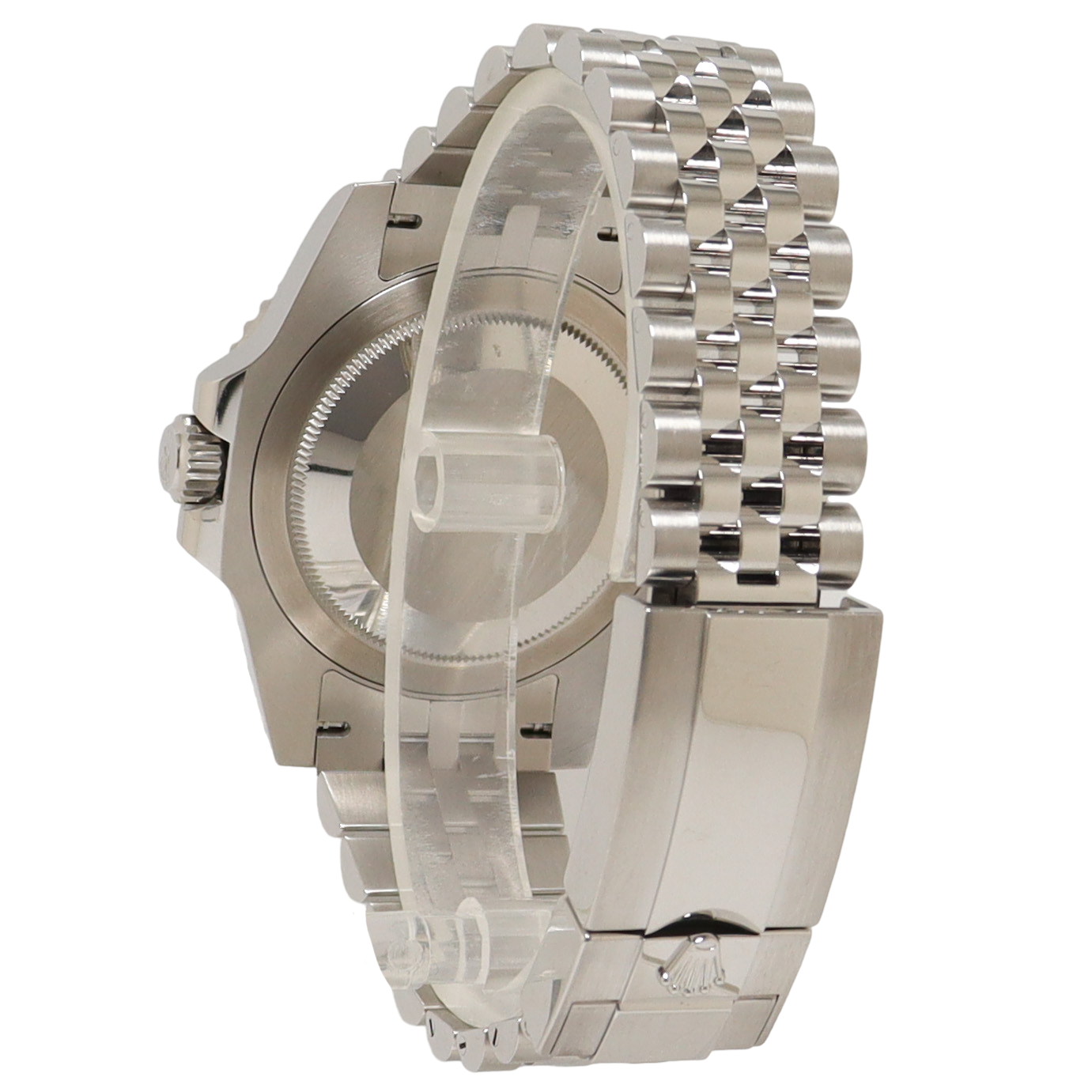 Rolex GMT Master II "Pepsi" 40mm Stainless Steel Black Dot Dial Watch Reference#: 126710BLRO - Happy Jewelers Fine Jewelry Lifetime Warranty