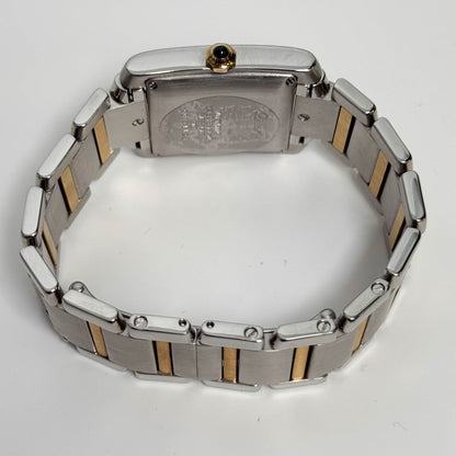 Cartier Tank Stainless Steel 32mm White Dial Watch Ref# W51005Q4 - Happy Jewelers Fine Jewelry Lifetime Warranty