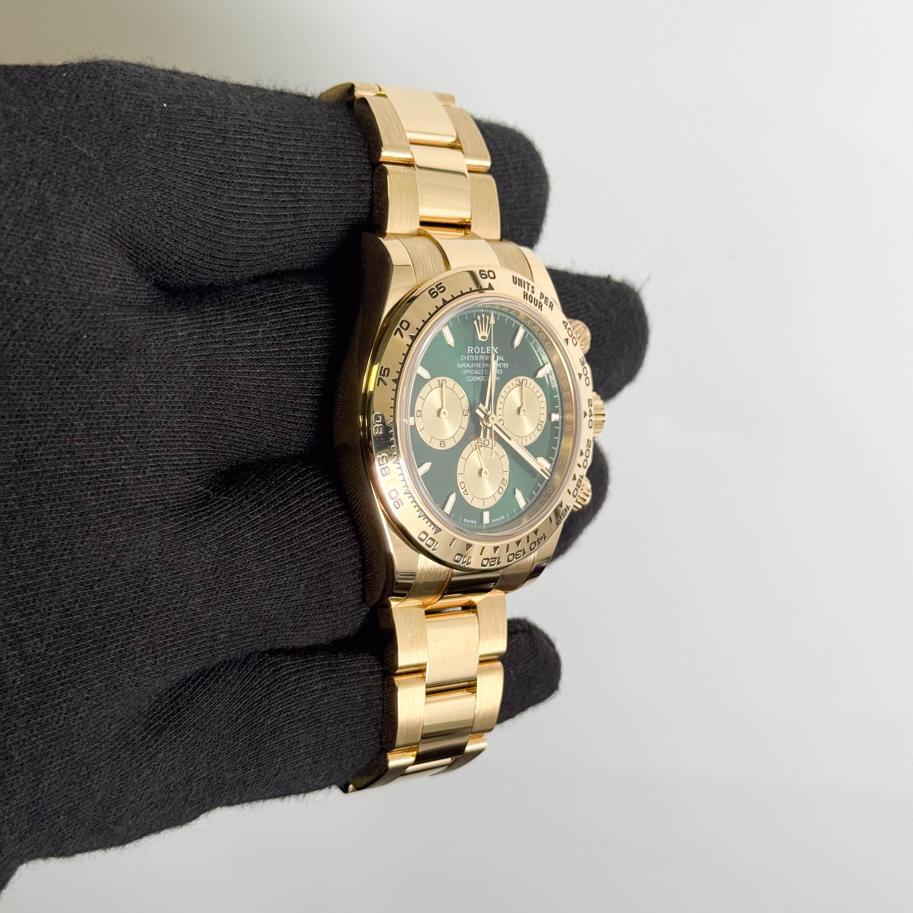 Rolex Daytona 40mm Green Dial Watch Ref# 126508
