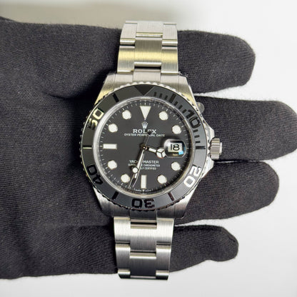 Rolex Yacht-Master 42mm Black Dial Watch Ref# 226627 - Happy Jewelers Fine Jewelry Lifetime Warranty