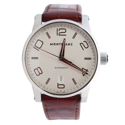 Montblanc Time Walker 39mm White Dial Watch Ref# 7210 - Happy Jewelers Fine Jewelry Lifetime Warranty