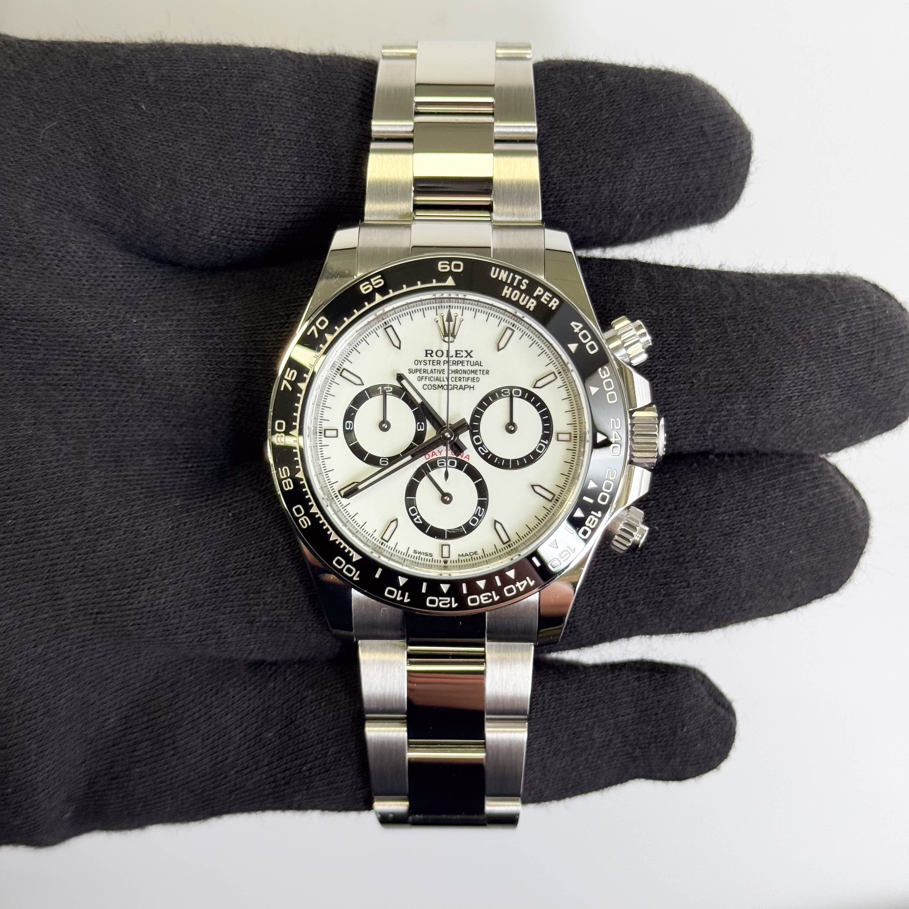 Rolex Daytona 40mm White Dial Watch Ref# 126500LN